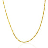 14k Yellow Gold Solid Figaro Chain 1.9mm